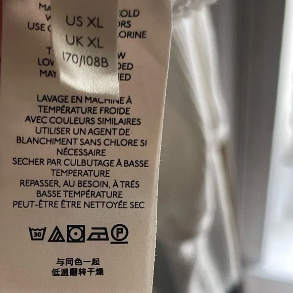 Free People Petra White Cream Long Sleeve Cotton Corset Top Women’s XL - Picture 4 of 11